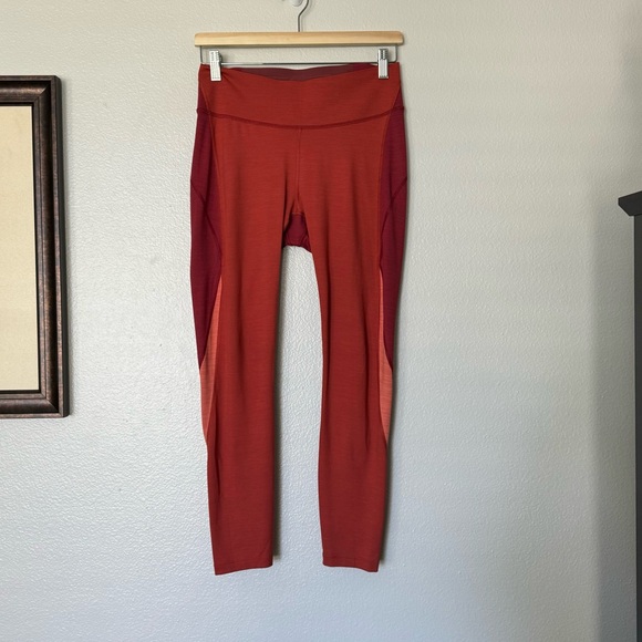Outdoor Voices TechSweat 7/8 Zoom Red/Orange Leggings Size Medium - Picture 2 of 8